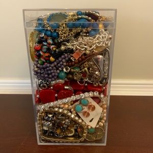 Vintage-Modern Jewelry Jar #AB 23